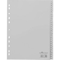 DURABLE Ordnerregister Vollformat 1-31 grau 31-teilig, 1 St. DURABLE Ordnerregister Vollformat 1-31 grau 31-teilig, 1 St. von Durable