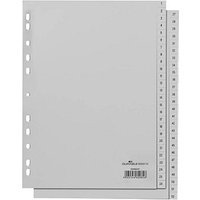 DURABLE Ordnerregister Vollformat 1-52 grau 52-teilig, 1 St. DURABLE Ordnerregister Vollformat 1-52 grau 52-teilig, 1 St. von Durable