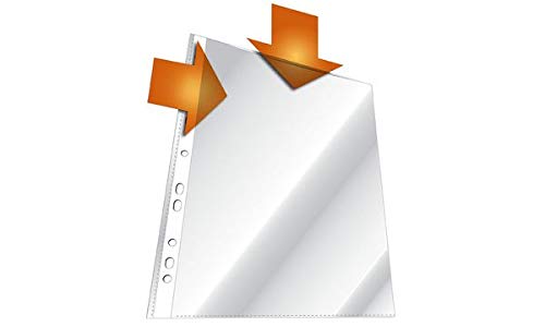 DURABLE Prospekthülle, A4, oben und Lochseite offen, PP, Sie erhalten 1 Packung, Packungsinhalt: 10 Hüllen DURABLE Prospekthülle, A4, oben und Lochseite offen, PP, Sie erhalten 1 Packung, Packungsinhalt: 10 Hüllen von Durable