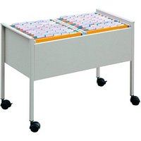 DURABLE Hängemappenwagen Quer-Registratur grau für bis zu 100 Hängemappen DURABLE Hängemappenwagen Quer-Registratur grau für bis zu 100 Hängemappen von Durable