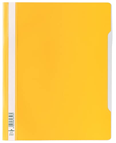 DURABLE Schnellhefter, DIN A4, aus Hartfolie, gelb, Sie erhalten 1 Packung DURABLE Schnellhefter, DIN A4, aus Hartfolie, gelb, Sie erhalten 1 Packung von Durable