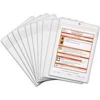 DURABLE Sichttaschen DIN A6 transparent genarbt 0,17 mm, 10 St. von Durable