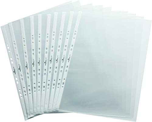 DURABLE Tischflipcharthülle, PP, A3 quer, farblos, genarbt (10 Stück), Sie erhalten 1 Packung á 10 Stück von Durable