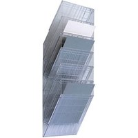 DURABLE Wandprospekthalter FLEXIBOXX transparent DIN A4 hoch 6 Fächer von Durable
