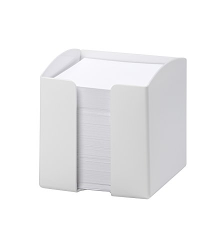 Durable Zettelkasten Kunststoff für Notizzettel 90 x 90 mm, weiß, 1701682010 von Durable