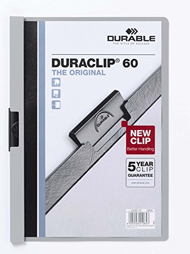 Durable 2209-10 Klemm-Mappe grau DIN-A4 für 60 Blatt Durable 2209-10 Klemm-Mappe grau DIN-A4 für 60 Blatt von Durable