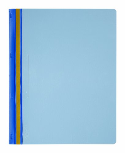 Durable Durabind Sichthefter mit Bindesystem für 30 Blatt A4, 25 Stück, blau, 225006 von Durable