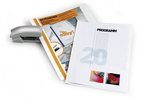 Durable Durabind Sichthefter mit Bindesystem für 30 Blatt A4, 25 Stück, grau, 225010 Durable Durabind Sichthefter mit Bindesystem für 30 Blatt A4, 25 Stück, grau, 225010 von Durable