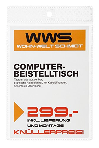 Durable Etiketten-Schutzhüllen A6 Packung, 100 Stück, transparent, 229719 Durable Etiketten-Schutzhüllen A6 Packung, 100 Stück, transparent, 229719 von Durable