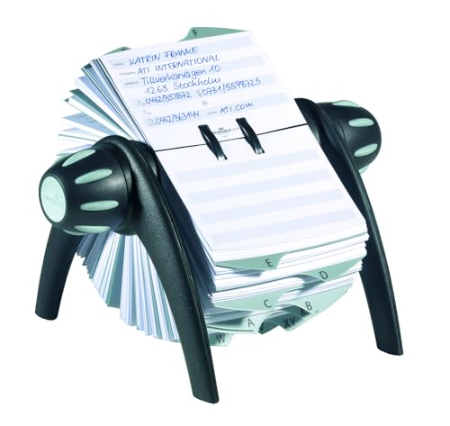 Durable Rollkartei Telindex Flip Vegas, mit 500 Karteikarten für Adressen, Register A-Z, schwarz, 241601 Durable Rollkartei Telindex Flip Vegas, mit 500 Karteikarten für Adressen, Register A-Z, schwarz, 241601 von Durable