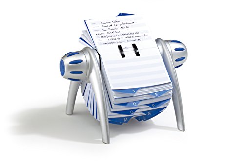 Durable Rollkartei Telindex Flip Vegas, mit 500 Karteikarten für Adressen, Register A-Z, silber, 241623 Durable Rollkartei Telindex Flip Vegas, mit 500 Karteikarten für Adressen, Register A-Z, silber, 241623 von Durable