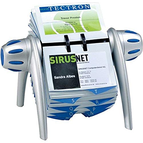 Durable Rollkartei Visifix Flip Vegas, für 400 Visitenkarten, Register A-Z, silber, 241723 Durable Rollkartei Visifix Flip Vegas, für 400 Visitenkarten, Register A-Z, silber, 241723 von Durable