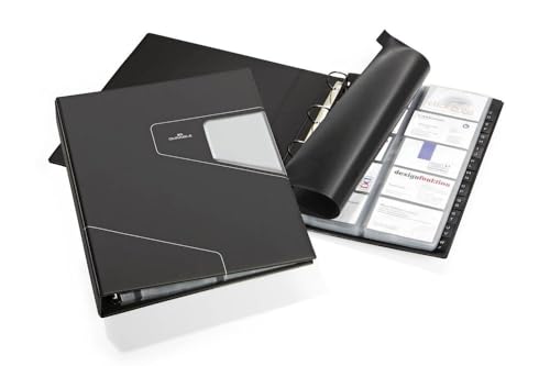 Durable Visitenkarten Ringbuch Visifix Pro A4, für 400 Visitenkarten, inkl. Register A-Z, anthrazit, 246258 Durable Visitenkarten Ringbuch Visifix Pro A4, für 400 Visitenkarten, inkl. Register A-Z, anthrazit, 246258 von Durable