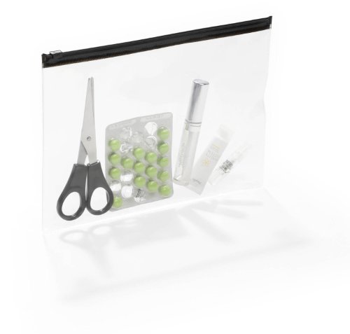 Durable Reißverschlusstasche A5, 5 Stück, transparent, 248001 von Durable