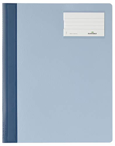 Durable Schnellhefter für A4 Überbreite, blau, 25er Packung, 250006 von Durable