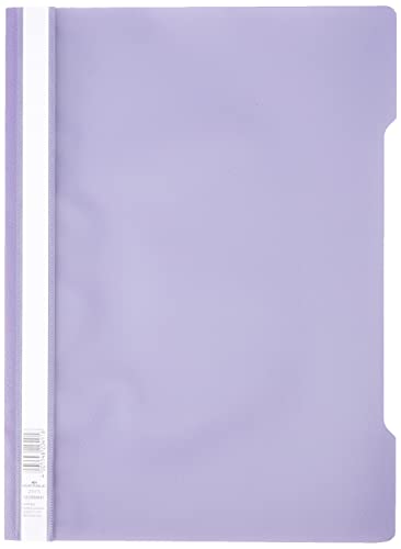 Durable Sichthefter (A4 Standard, PP) 25er Packung lila, 252312 von Durable