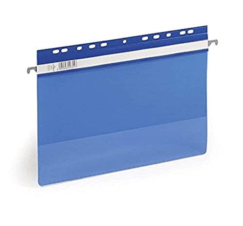 Durable Einhänge-Sichthefter Economy, blau, Packung à 50 Stück, 256106 von Durable