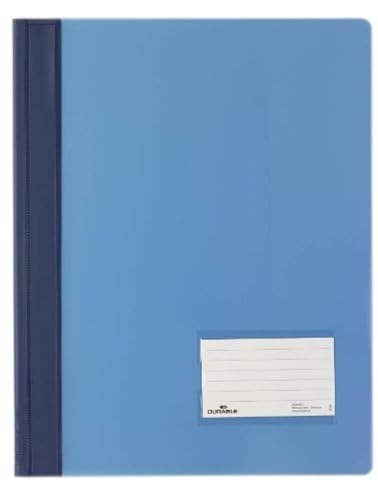 Durable Schnellhefter, überbreit, blau, 25er Packung, 268006 von Durable