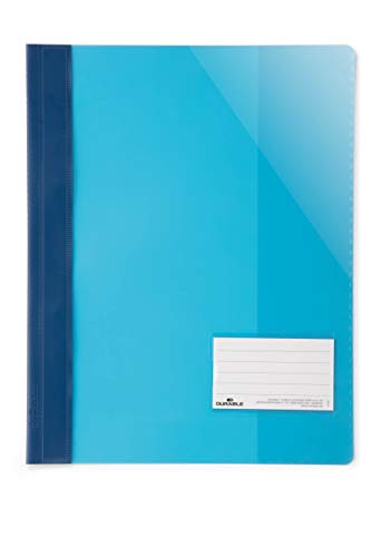 Durable Sichthefter für Din A4, Überbreite, blau, 25er Packung, 269006 von Durable