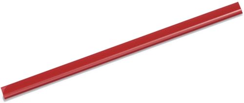 Durable Klemmschiene A4, für circa 30 Blatt, Packung à 50 Stück, rot, 293003 von Durable