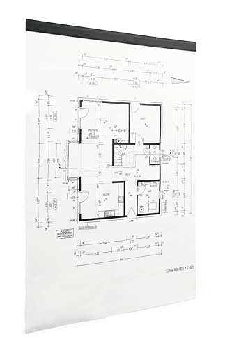 Durable Klemmleiste Durafix Rail 297 mm, selbstklebende Leiste zum magnetischen Einklemmen von Dokumenten A3 hoch / A4 quer, Beutel à 5 Stück, schwarz, 470701 von Durable