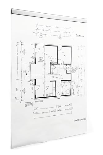 Durable Klemmleiste Durafix Rail 297 mm, selbstklebende Leiste zum magnetischen Einklemmen von Dokumenten A3 hoch / A4 quer, Beutel à 5 Stück, silber, 470723 von Durable