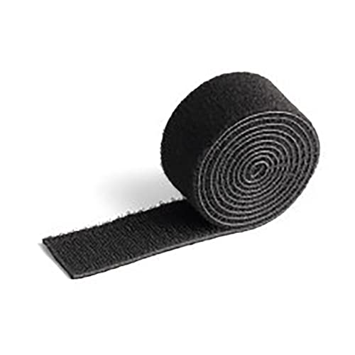 Durable Klett-Kabelbinder Cavoline Grip 30, 100 x 3 cm (L x B), schwarz, 503301 von Durable