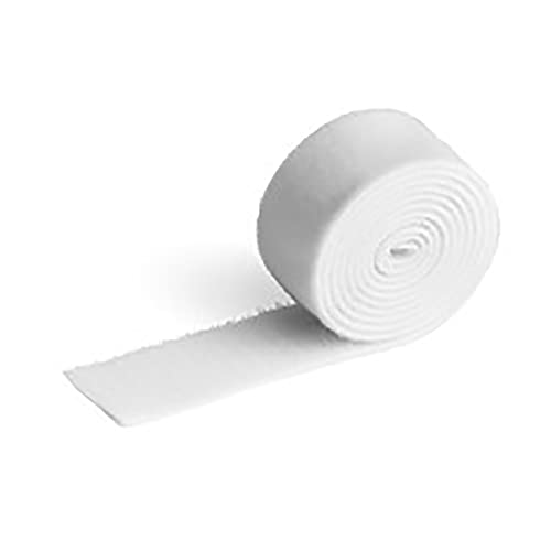 Durable Klett-Kabelbinder Cavoline Grip 30, 100 x 3 cm (L x B), weiß, 503302 von Durable