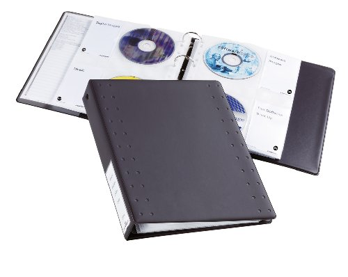 Durable Ringbuch CD/DVD Index 40, 1 Stück, anthrazit, 522758 von Durable