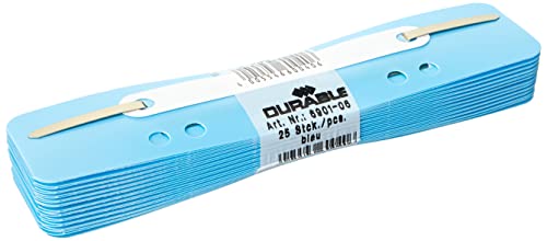 Durable Heftstreifen Flexi, 1 Packung à 250 Stück, blau, 690106 von Durable