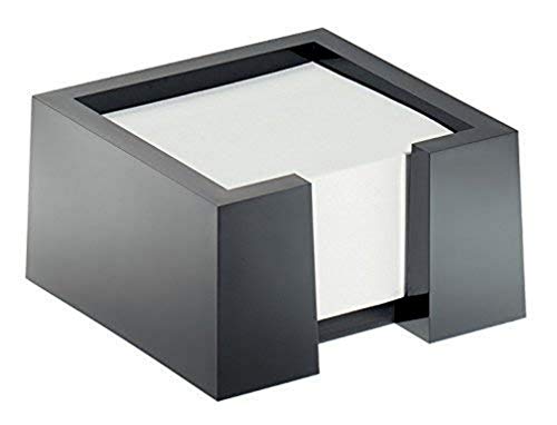 Durable Zettelkasten Cubo, schwarz, mit 500 Notizzetteln im Format 90x90 mm, 772401 von Durable