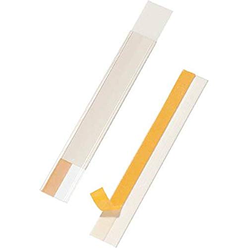 Durable Scannerschienen Scanfix inkl. Etiketten, 200 x 40 mm, transparent, Beutel à 5 Stück, 804619 von Durable