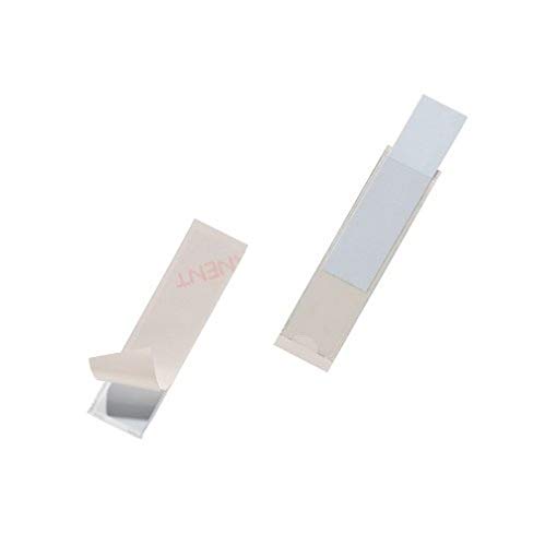 Durable Selbstklebetasche Pocketfix für Einsteckschilder, 75 x 18 mm, 10 Stück, transparent, 807219 von Durable