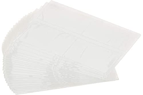 Durable Selbstklebetasche Pocketfix, 90x57 mm (für Visitenkarten), 100 Stück, transparent, 829319 von Durable
