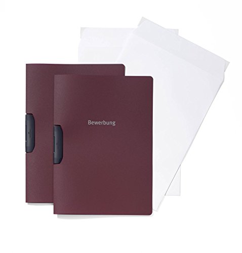 Durable Bewerbungsset Duraswing Job, 2 Bewerbungsmappen mit 2 Versandtaschen, dunkelrot, 999107391 Durable Bewerbungsset Duraswing Job, 2 Bewerbungsmappen mit 2 Versandtaschen, dunkelrot, 999107391 von Durable