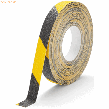 Durable Antirutschband Duraline Grip+ 15mx25mm gelb/schwarz von Durable