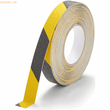 Durable Antirutschband Duraline Grip 15mx25mm gelb/schwarz von Durable