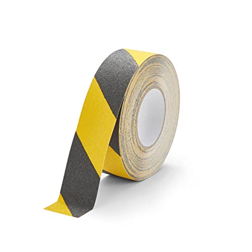 Durable Antirutschband standard DURALINE GRIP color, 50 mm x 15 m, zur Sicherung von Treppen, Rampen etc., gelb/schwarz, 1083130 von Durable
