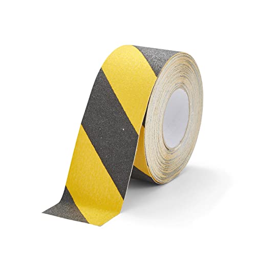 Durable Antirutschband standard DURALINE GRIP color, 75 mm x 15 m, zur Sicherung von Treppen, Rampen etc., gelb/schwarz, 1085130 von Durable