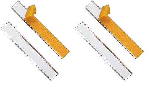 Durable Beschriftungsfenster Labelfix, selbstklebend, für Etiketten 200 x 20 mm, transparent, Packung à 10 Stück, 802019 (Packung mit 2) von Durable