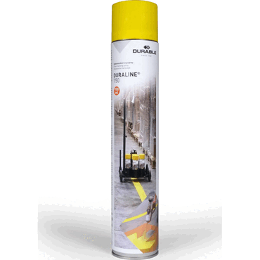 Durable Bodenmarkierungsspray DURALINE 750ml gelb von Durable