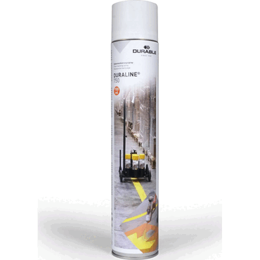 Durable Bodenmarkierungsspray DURALINE 750ml weiß von Durable