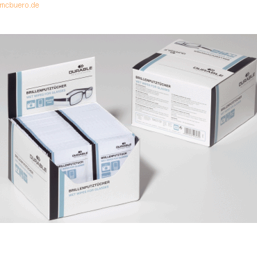 Durable Brillenputztücher VE=50 Sets Durable Brillenputztücher VE=50 Sets von Durable
