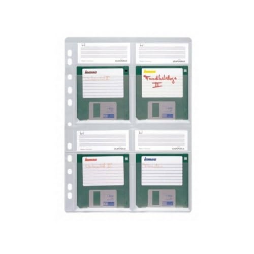 Durable Diskettenhülle Discoflex A4, farblos, Beutel à 5 Stück, 524319 Durable Diskettenhülle Discoflex A4, farblos, Beutel à 5 Stück, 524319 von Durable