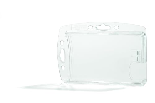 Durable Doppelbox für 2 Betriebs-/Sicherheitsausweise im Format 54 x 85 mm, Packung à 10 Stück, transparent, 892419 Durable Doppelbox für 2 Betriebs-/Sicherheitsausweise im Format 54 x 85 mm, Packung à 10 Stück, transparent, 892419 von Durable