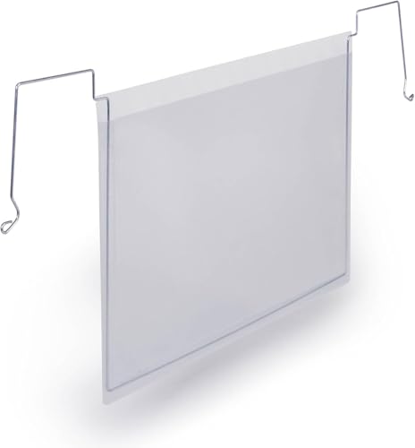 Durable Drahtbügeltasche A5 quer PP, Etikettenhalter transparent, 50 Stück, 118419 Durable Drahtbügeltasche A5 quer PP, Etikettenhalter transparent, 50 Stück, 118419 von Durable