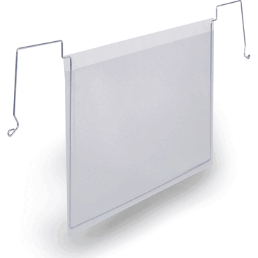 Durable Drahtbügeltasche A5 quer PP transparent von Durable