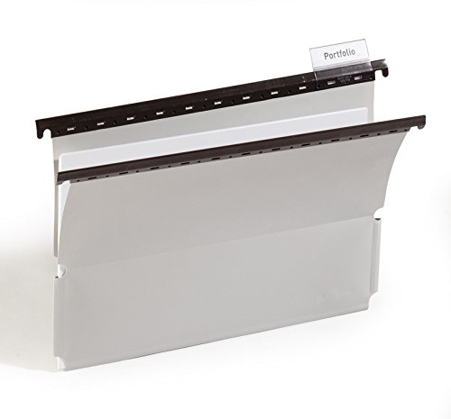 Durable Duraplus de Luxe Hängemappen aus PVC, Grau, 25 Stück von Durable