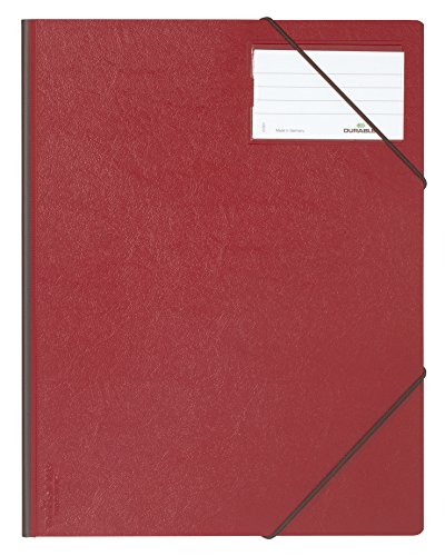 Durable Eckspannmappe A4, für 1-150 Blatt DIN A4, rot, 232003 Durable Eckspannmappe A4, für 1-150 Blatt DIN A4, rot, 232003 von Durable