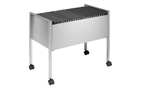 Durable Eco Hängemappenwagen 80 A4, silber, aus kratzfestem Stahl, 655 x 592 x 368 mm, 309523 von Durable